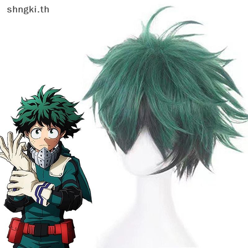 วิกผมคอสเพลย์ My Hero Academia แบบ Izuku Midoriya (Deku) สำหรับงานปาร์ตี้และกิจกรรมคอสเพลย์