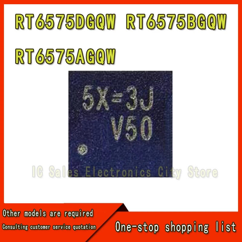 (2-5ชิ้น) 100% ใหม่ RT6575AGQW RT6575A (3G=2B 3G=.. ) RT6575BGQW RT6575B ( 3F=1D 3F=.. ) RT6575DGQW 