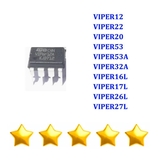 10 ชิ้น VIPER12A VIPER12 DIPER-8 VIPER22A VIPER22 VIPER20A VIPER53 VIPER53A VIPER32A VIPER16L VIPER1