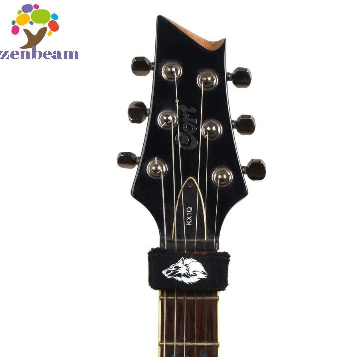 ZENBEAM เทปคานกีตาร์, Noise Damper กําจัดเสียงรบกวน Fret Wrap กีตาร์, กีตาร์ Fret Wrap เงียบติดตั้งง
