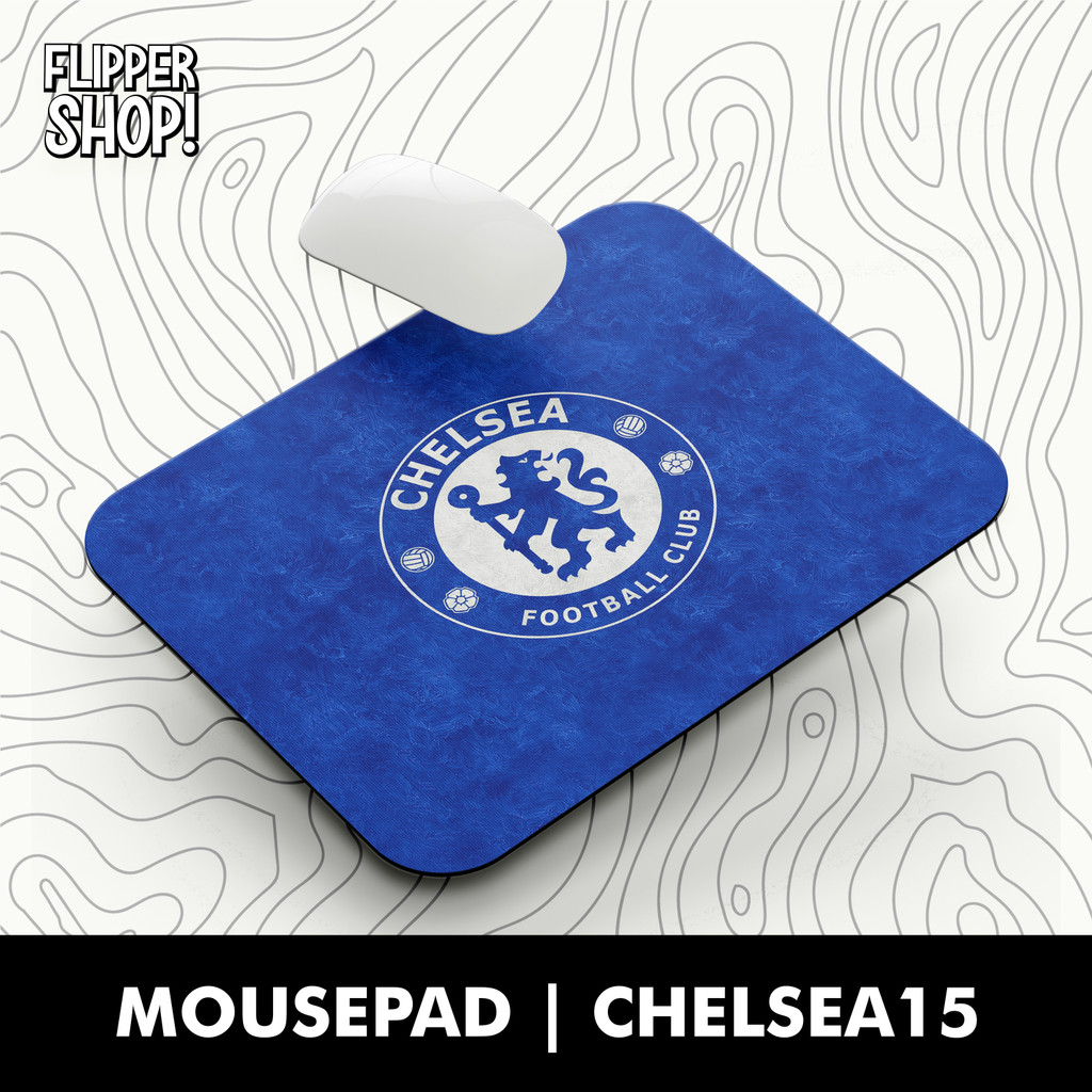 Chelsea The Blues Football Club Motif Mousepad แผ่นรองเมาส์กันลื่น