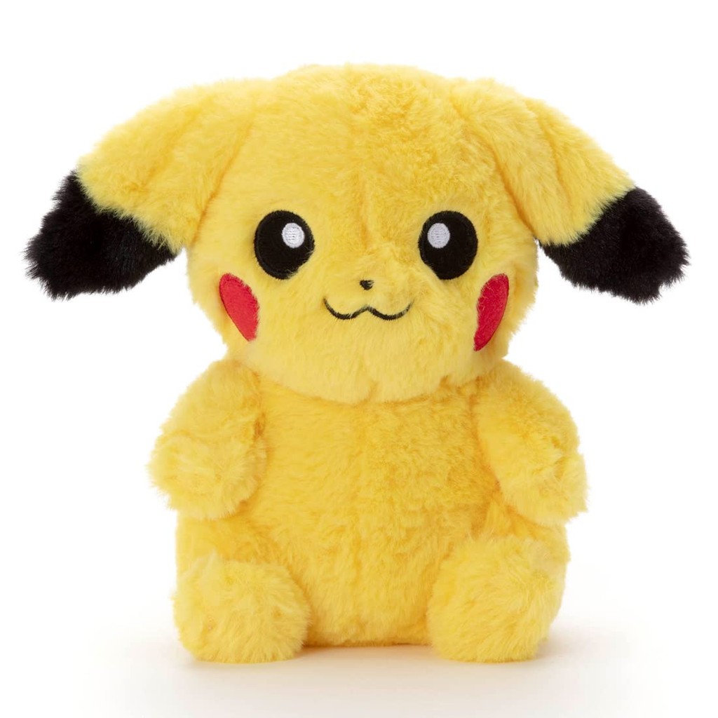 Takara Tomy Arts (TAKARATOMY A.R.T.S) Pokémon Pyokorin Pikachu Plush Toy, Approx. 25cm Wide