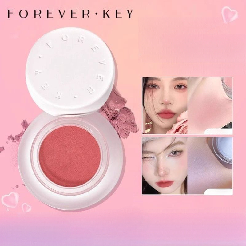 ตลอดไปบลัชออครีมแต่งหน้าธรรมชาตินุ่มและเมาเล็กน้อยสาวสีบลัชออนมันฝรั่งบดเนื้อธรรมชาติสีควบคุมน้ํามันผิว