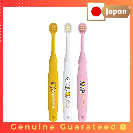 【Direct from Japan】 Ebisu Toothbrush Kids Gudetama 3~6 years old 6pcs