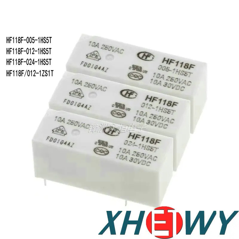 1-5PCS รีเลย์ HF118F-005-1HS5T HF118F 005-1ZS1 012-1ZS1 024-1ZS1 005-1ZS1T 012-1ZS1T 024-1ZS1T 048-1