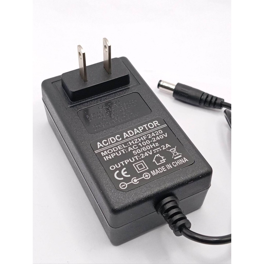 24V2A AC/DC ADAPTOR MODEL:HZHF2420 INPUT:AC 100-240V 50/60Hz OUTPUT:24V ::2A