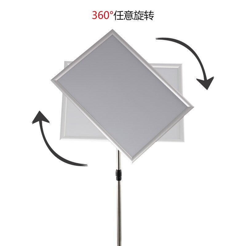 Omark ป้ายยืนป้ายแสดงป้ายยืนสแตนเลส a3.a4 Billboard Retractable หมุนป้ายน้ําจอแสดงผล