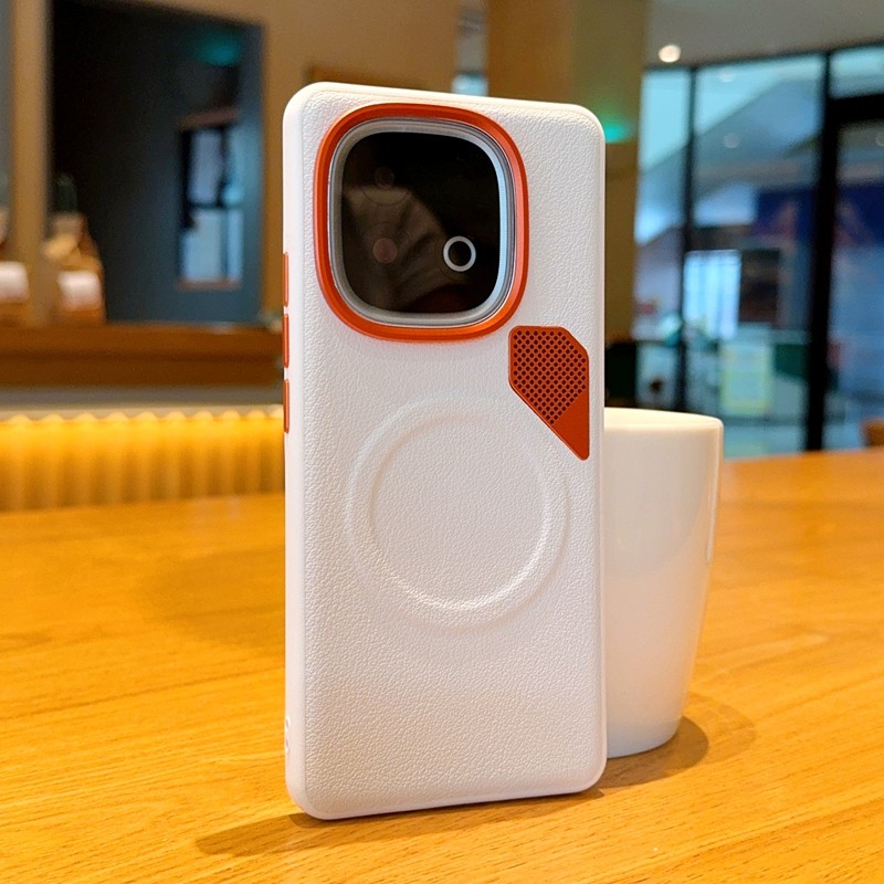 Sunyi สําหรับ IQOO 15 13 Z10 Z11 Trubo Plus Z10 Trubo Pro เคสโทรศัพท์แม่เหล็กสไตล์มินิมอลพร้อมการออกแบบช่องระบายอากาศระบายความร้อน