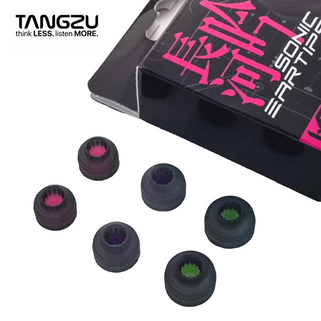 TANGZU HE Sonic Eartip Song of The Long River Silicone tips Ergonomic Fit Skin-Friendly Perfect Seal Eartips