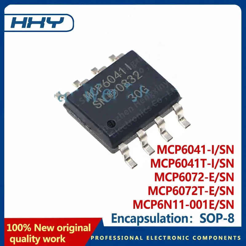 5PCS MCP6041 MCP6041T MCP6072 MCP6072T MCP6N11 MCP6041-I/SN MCP6041T-I/SN MCP6072-E/E/SN11P6011SN6SO