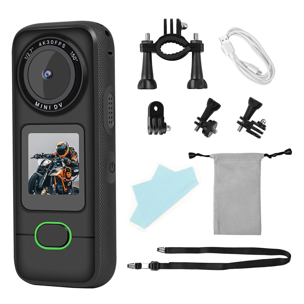 [คลังสินค้าพร้อม] โรงงานแหล่งที่มากล้องแอ็คชั่น 4K DV หน้าจอสัมผัสที่ชัดเจนเป็นพิเศษ wifi Night Visi