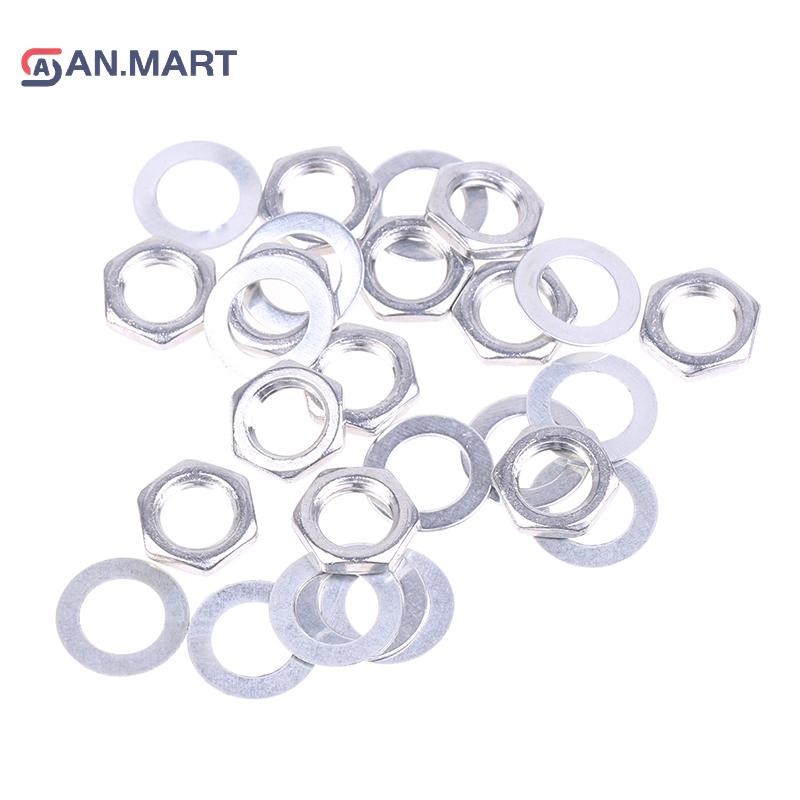 Newwellknownnice เพลาทองเหลือง Potentiometer สําหรับกีตาร์ไฟฟ้าเบส A250K/B250K/A500K/B500K TH