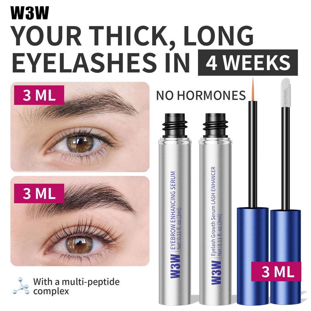 Premium In-Stock#W3W Eyelash Serum Eyebrow Care Serum Set Hot-Selling Eyebrow and Eyelash Enhancer2O