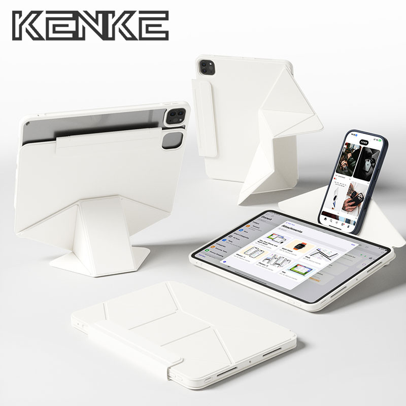 KENKE เคส iPad X-fold เคสไอแพด iPad Air Pro 11 นิ้ว M4 2026 Air 13 inch M2 M3 Pro 12.9 Mini 6 Mini 7 A17 Pro เคสไอแพด gen10 11 A16 gen7 8 9 Air 4/5/6/7/8 (2020/2021/2022) เคสสำหรับแท็บเล็ต case ipad