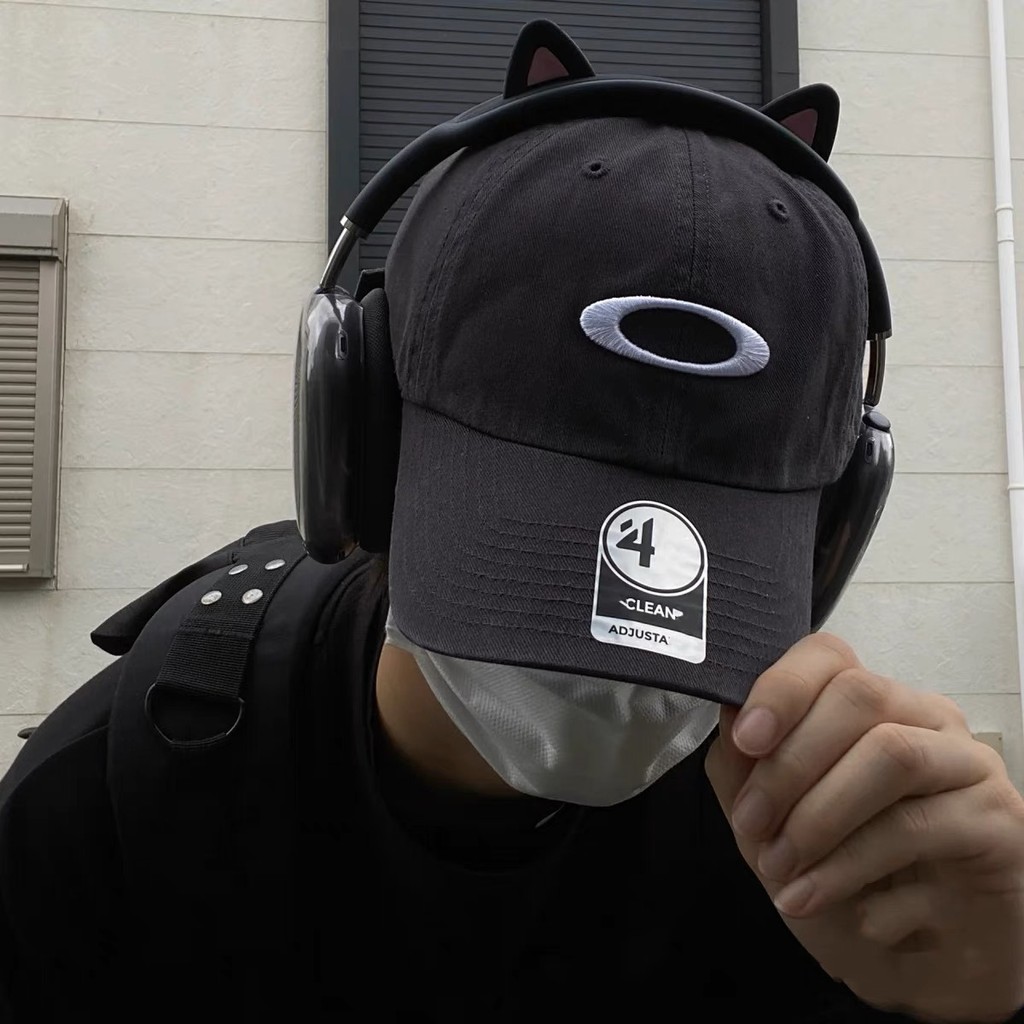 Oakle* 47Embroidery logo Baseball Cap Sun Hat Unisex Curved Brim Hat