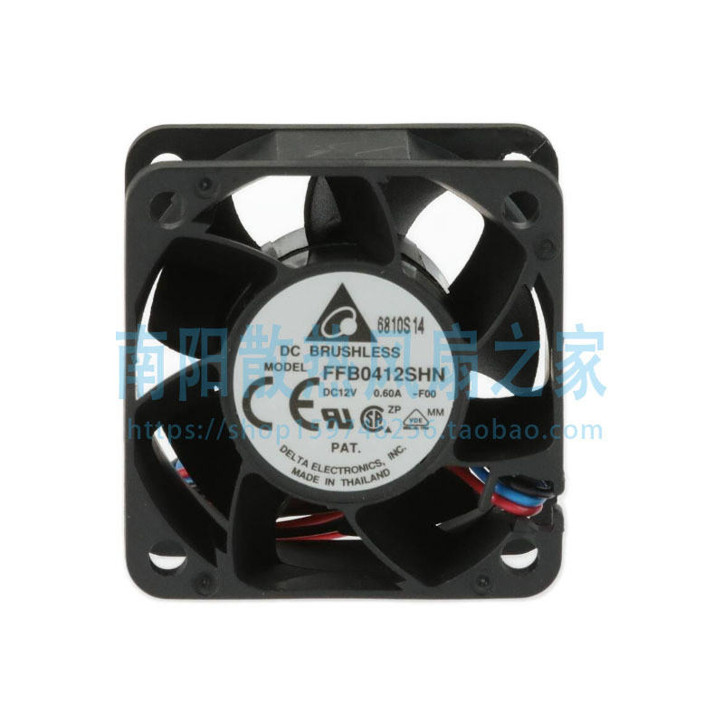 Delta/Delta FFB0412SHN-F00 12V 0.60 A 4028 พัดลมระบายความร้อน 3 สาย VT7Y