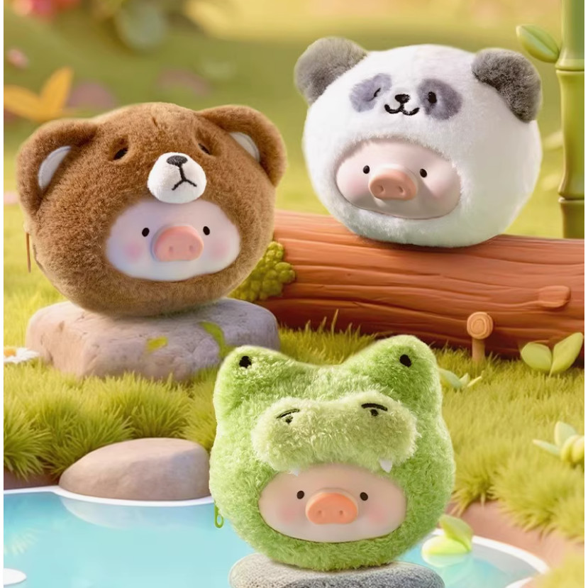 ✨8.8 ร้าน✨[ของแท้] หมูกระป๋อง LuLu Pig Animal Party Bag Pendant Mystery Box✨มีจําหน่ายสําหรับทางเลือก✨