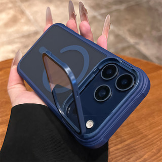 กระจกที่มองไม่เห็นเลนส์ป้องกันวงเล็บเคสโทรศัพท์สําหรับ ไอโฟน 17 มือโปร สูงสุด 17 อากาศ 13 14 15 16 มือโปร สูงสุด แม่เหล็กโปร่งแสงเคลือบปลอกกันกระแทกฝา