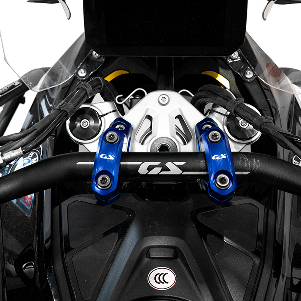 สําหรับ BMW R1300GS R 1300 GS R1300 GSA GS1300 ADV ผจญภัยรถจักรยานยนต์ Handlebar Riser ลากบาร์ Mount Handle Clamp ขยายอะแดปเตอร์ - รูปที่ 3