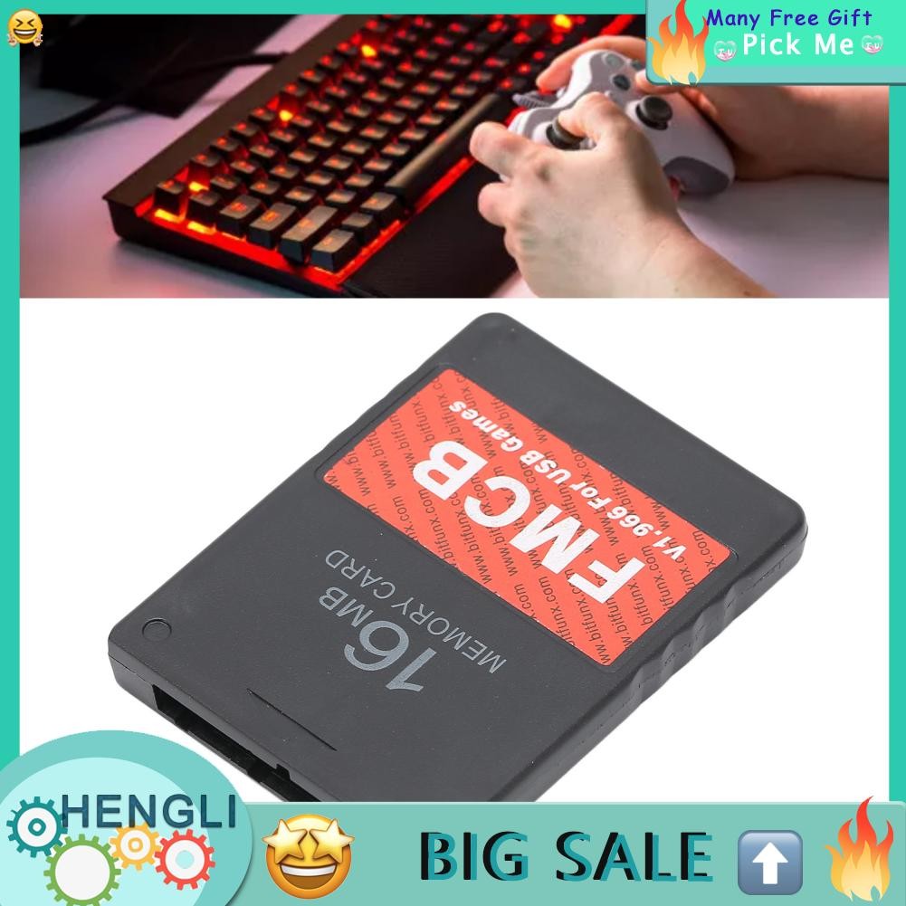 Hengli Hengli Cryfokt Game Memory Card V1 966 Plug and Play 16m พร้อม Emulator PS1 สำหรับโฮสต์เกม