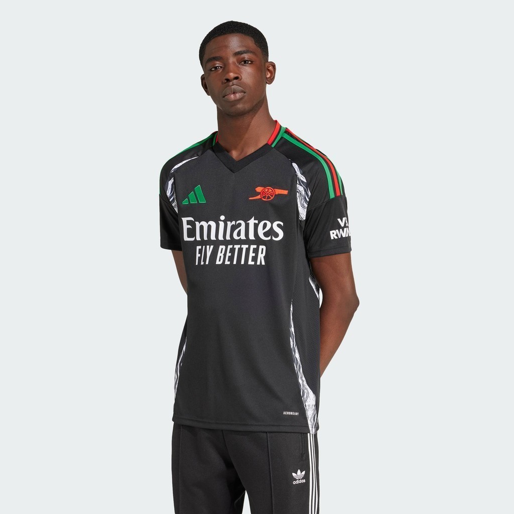 adidas Football Arsenal 24/25 Away Jersey Men Black IT6148