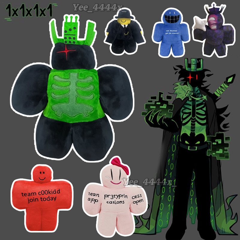 Forsaken 1x1x1x1 Plushies การ์ตูนตุ๊กตายัดไส้ตัวละครเกมคลาสสิก C00LKIDD bluudude และ Pr3typrincess P