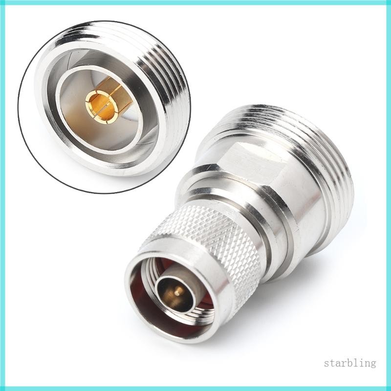 อะแดปเตอร์ Star RF Coaxial L29 7 16 DIN แจ็คตัวเมียถึง N ขั้วต่อปลั๊กตัวผู้