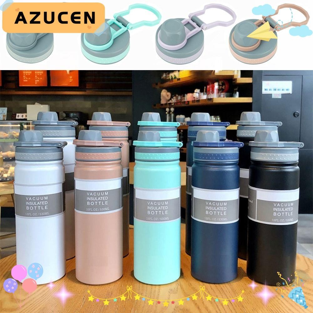 AZUCEN 1 ชิ้นขวด, TS-8706B/TS-8709B PVC ถ้วยหมวก, Universal Splash Proof 530 ml/750ml พร้อมซีลแหวนซี