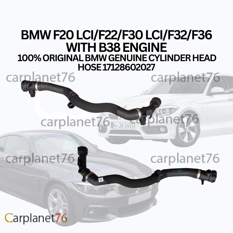 BMW F20 LCI/F22/F30 LCI/F32/F36 พร้อม B38 เครื่องยนต์ BMW CYLINDER HEAD HOSE