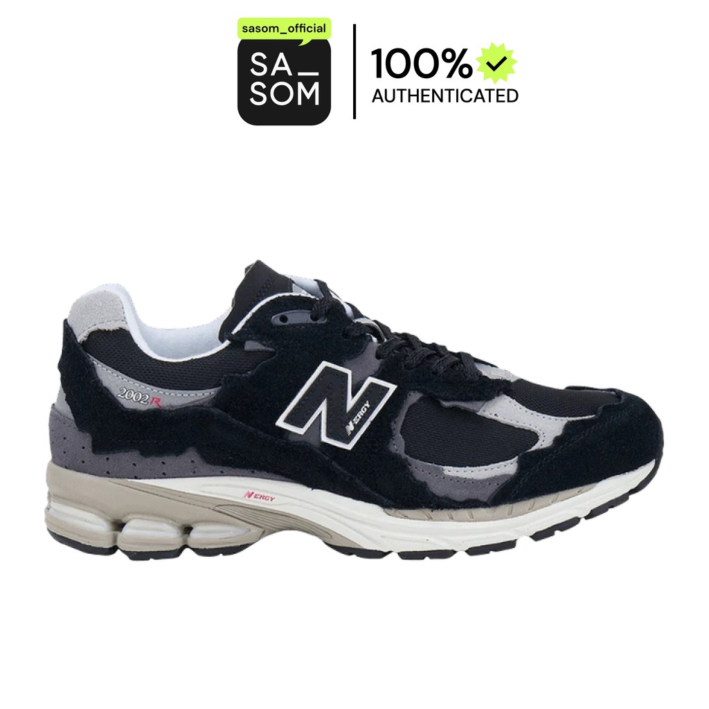 New Balance 2002R Protection Pack Black Grey | ของแท้ ตรวจสอบโดย SASOM