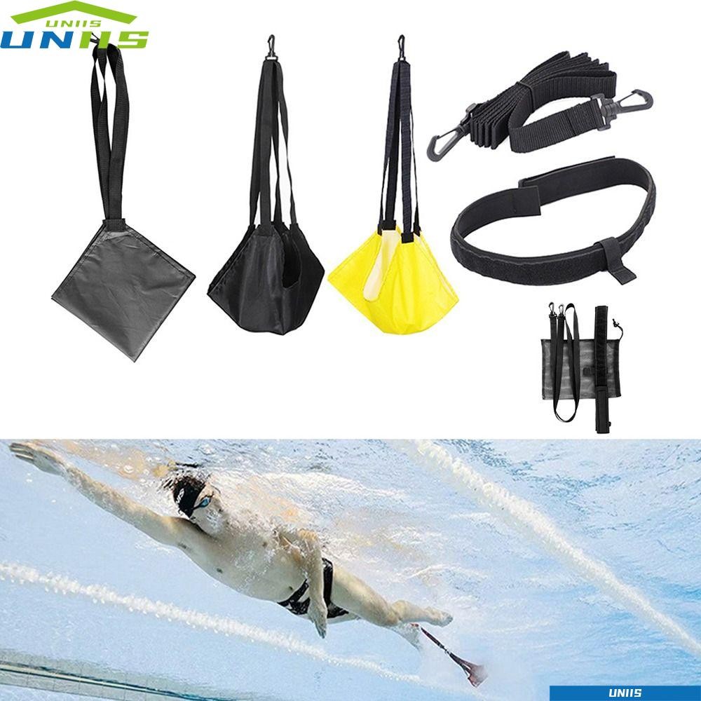 เข็มขัดต้านทาน UNIIS Swim Parachute สำหรับว่ายน้ำ ช่วยในการพัฒนาความเร็วและความแข็งแกร่ง