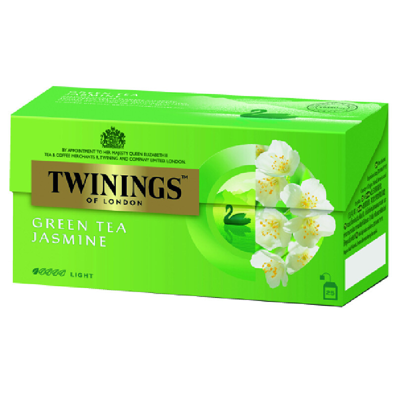 ชาอังกฤษ ทไวนิงส์ Jasmine Green Tea 1.8กรัม 25 ซอง/กล่อง