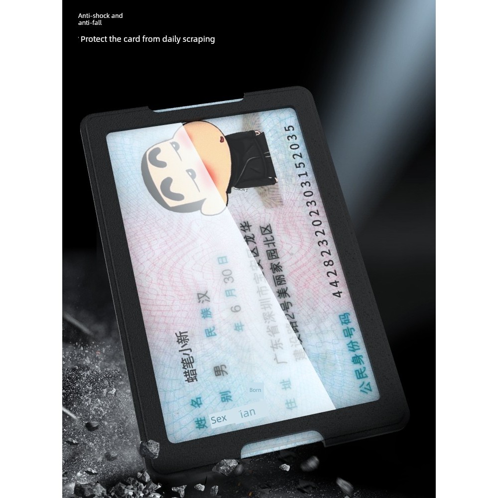 Cardholder Simple ID เคสป้องกัน Anti-degaussing ID กระเป๋า Bus Card Case ID Card Case Shock-Resistan
