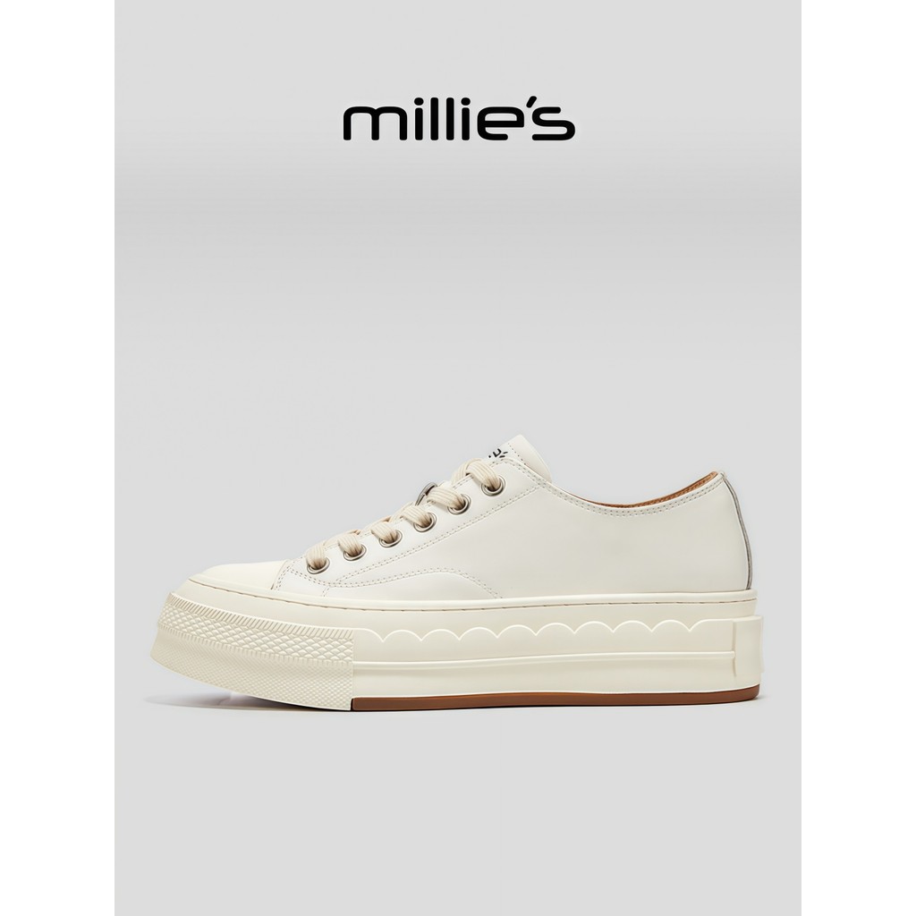 รองเท้าผ้าใบสำหรับผู้หญิง Miaoli ดีไซน์คลาสสิกจากเกาหลี  serie 2025