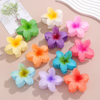 YTL น่ารัก ดอกไม้ คลิปผม การจับคู่ หลายสี ไล่ระดับสีไข่ดอกไม้กิ๊บผม สไตล์รีสอร์ม แฟชั่นฤดูร้อน เครื่องประดับผม