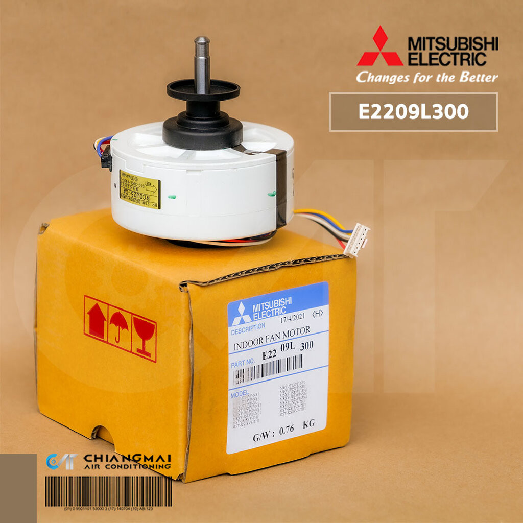 E2209L300 มอเตอร์แอร์ Mitsubishi Electric มอเตอร์แอร์มิตซูบิชิ มอเตอร์คอยล์เย็น 25W. RC0J25-CA N945H