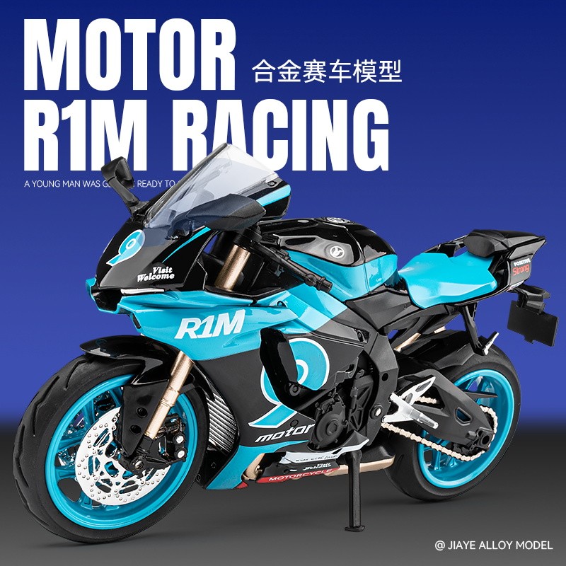 1: 12 Yamaha R1M Alloy Motorcycle Model