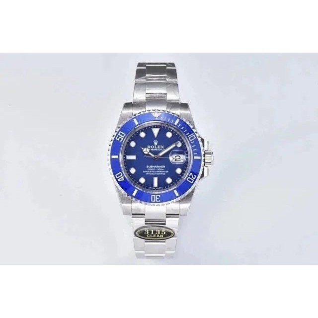 [น่าตกใจ] C Factory Rolex 41mm Blue Water Ghost Watch Integrated Movement, Made of 904L Stainless St