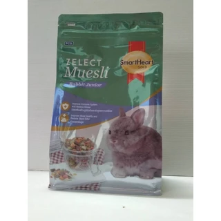 Zelect Muesli SmartHeart Gold สมาร์ทฮาร์ท โกลด์ อาหารลูกกระต่าย และ กระต่ายโต 500 กรัม