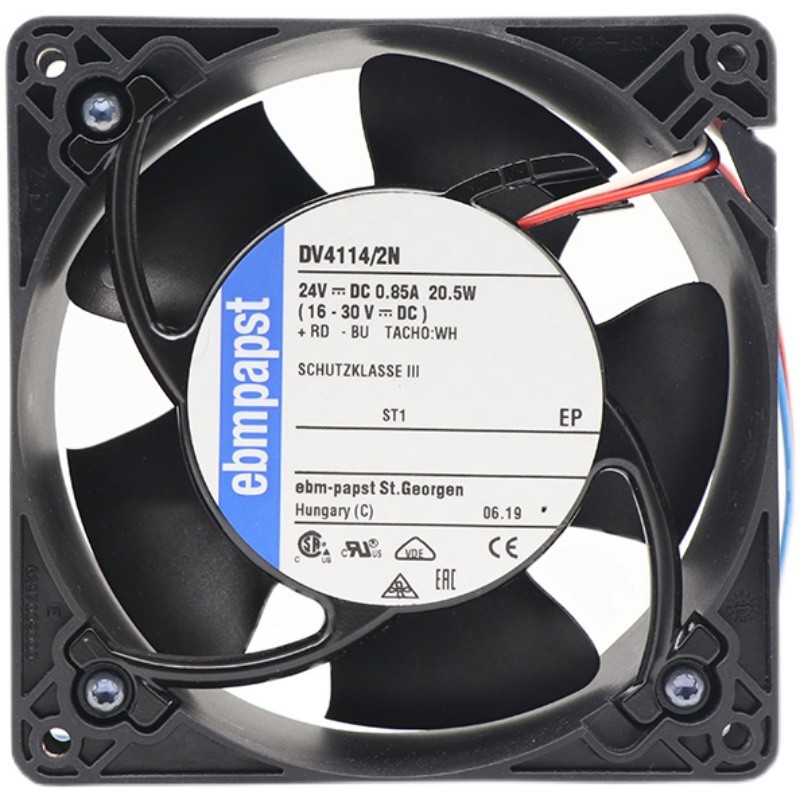 DV4114/2N/DV4114N/DV4114/2NH/Original ebmpapst Machine พัดลมอินเวอร์เตอร์สามสาย
