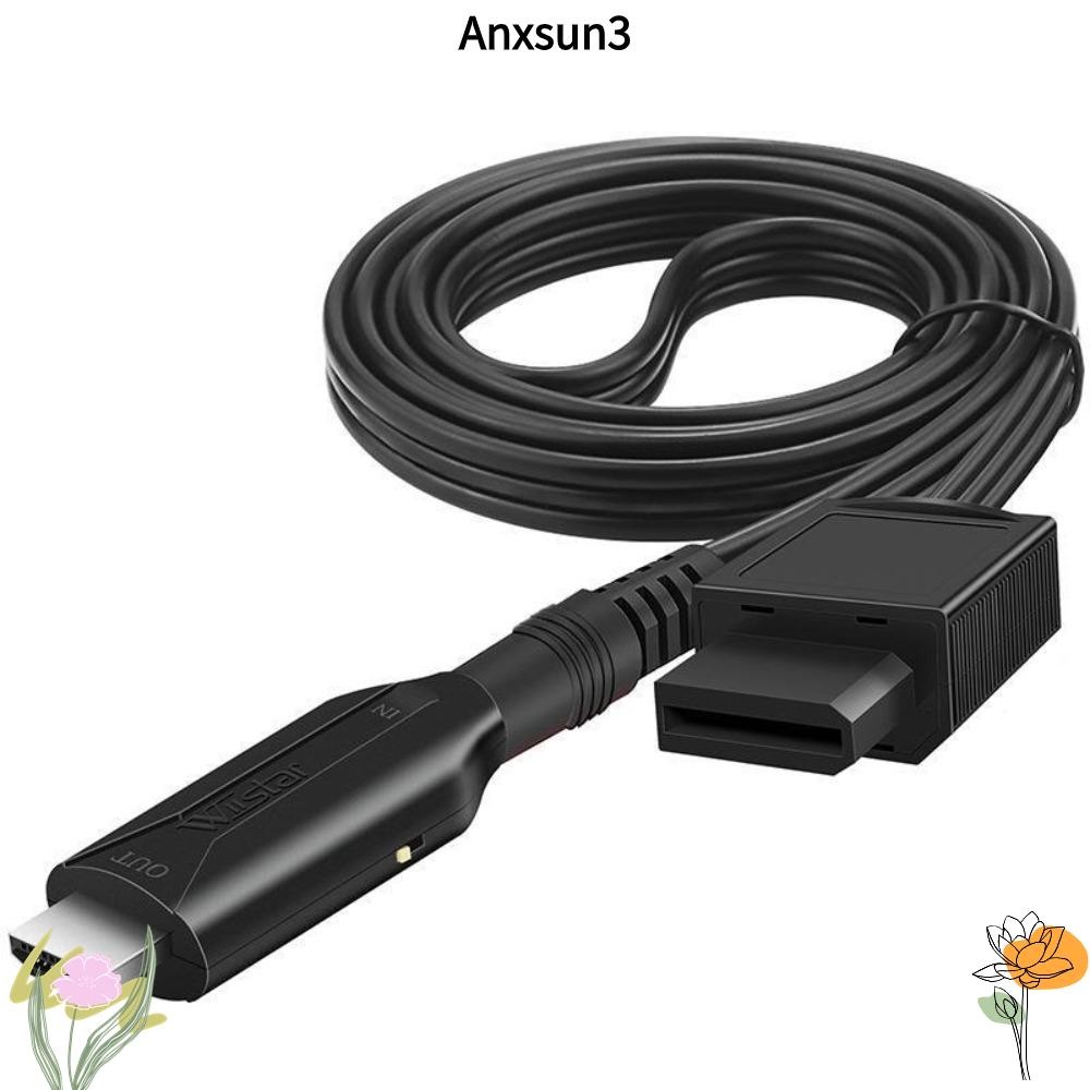 ANXSUN3 อะแดปเตอร์เอาต์พุตเสียงวิดีโอ, สาย HDMI Wii เป็น HDMI ที่รองรับ Wii อินพุตเป็นอะแดปเตอร์ HDMI, PC HDTV HD 1080P สายแปลง