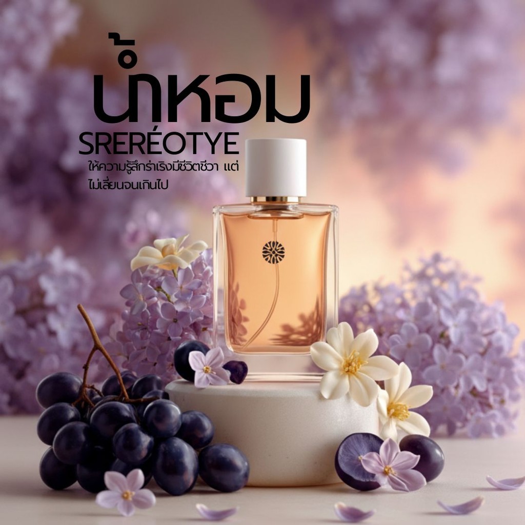 น้ำหอม กลิ่นฟรุตตี้ฟลอรัล (Fruity floral) ขนาด 55 ml.