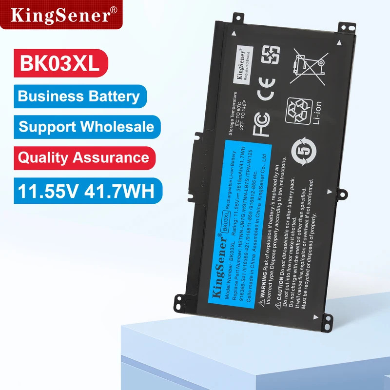 KingSener BK03XL แบตเตอรี่สําหรับ HP Pavilion X360 Convertible 14m-ba0xx 14-ba000 14m-ba013dx 14m-ba