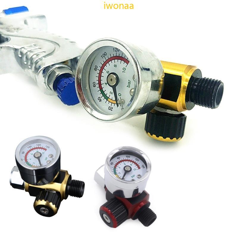 Iwo Regulator Watch Air Pressure Adjustment Regulator Tail Pressure Gauge Paint Regulator Replacemen
