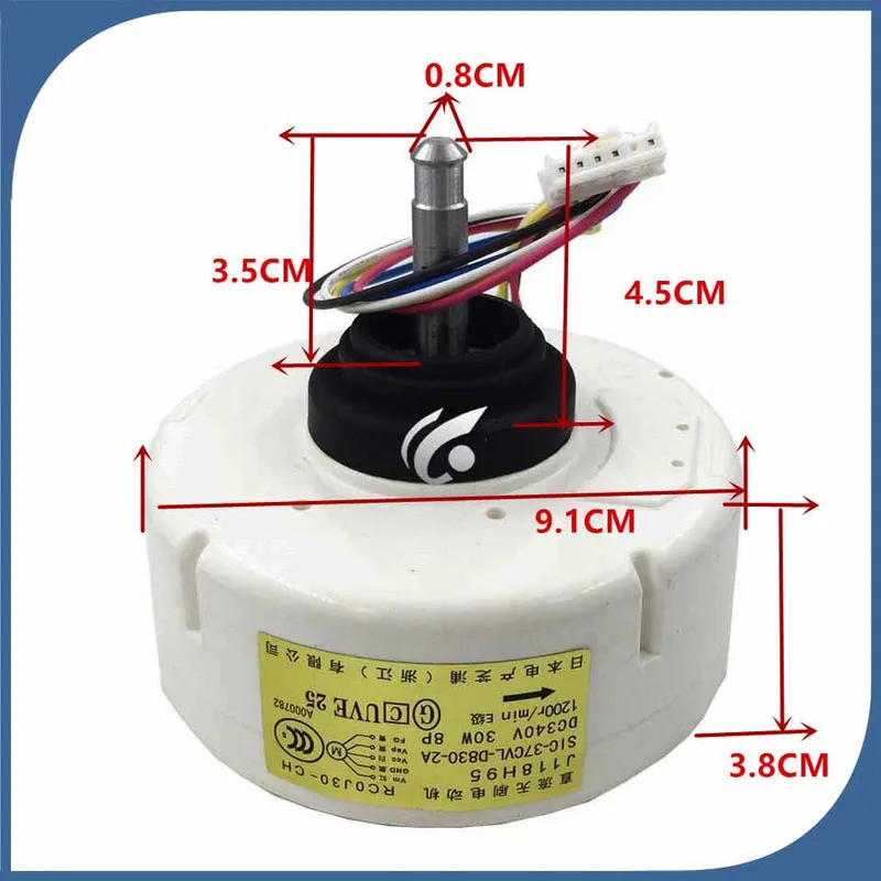 ใหม่ทํางานดีสําหรับเครื่องปรับอากาศ พัดลมมอเตอร์มอเตอร์มอเตอร์ RC0J30-CL RC0J30-CG RC0J30-PC RC0J30-