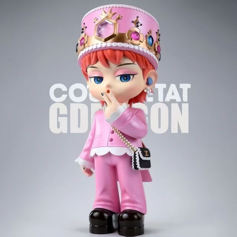 GD Kwon Ji-Dragon 2024MAMA Stage Kwon Ji-Dragon รูปเครื่องประดับอินเทรนด์เล่นตุ๊กตารถเดสก์ท็อปเครื่อ