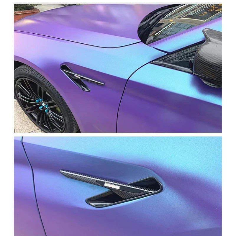 ประสิทธิภาพสูง ER Racing ตกแต่งรถคาร์บอนไฟเบอร์ Fender Trim สําหรับ BMW M5 F90 M5C 5 Series G30 G38