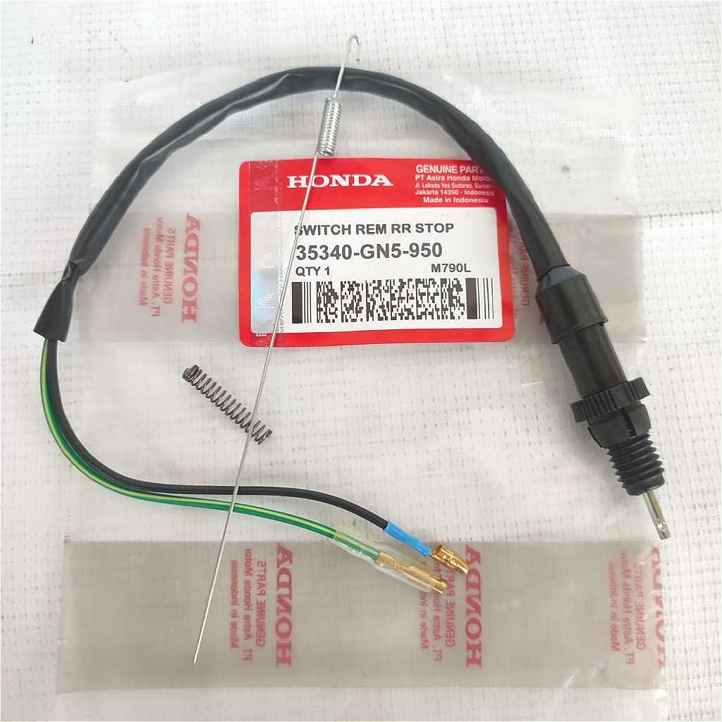 (WHOLESALE 10 ชิ้น) สวิตช์เบรกหลัง HONDA GRAND SUPRA X FIT OLD WIN GN5 / 35350-GN5-003