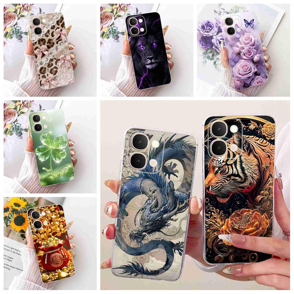 สําหรับ vivo Y31d 4G V2543 กรณีการ์ตูนสัตว์ภาพซิลิโคนยอดนิยม Clear TPU สําหรับ Vivo Y31d y31d 4G 6.7