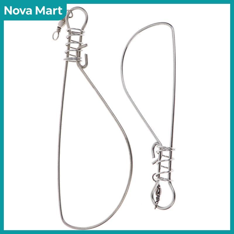 NOVA Mart 14/18cm เข็มขัดสเตนเลสแบบพกพาสำหรับปลาอุปกรณ์ตกปลาสด